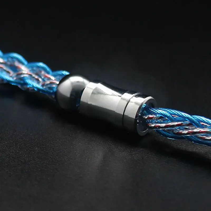 Imagem -04 - Occ Mais Paládio de Prata Folha de Alumínio Mais Cabo de Grafite Adequado para kz zs 10 Pro Tangzu er Moondop Kato Cabo Rca Jack mm cable 4.4 Core Cabo Cable para Auriculares Litz Cabo 4.4 Ivipq528 7n